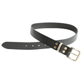 PLUS SIZE Classic Cowhide Belt 1 1/4" Black