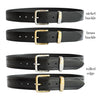 PLUS SIZE Classic Cowhide Belt 1 1/2" Black