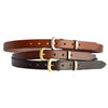 PLUS SIZE Classic Cowhide Belt 1" Whisky | Dark Tan | Cognac
