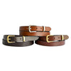 PLUS SIZE Classic Cowhide Belt 1" Whisky | Dark Tan | Cognac
