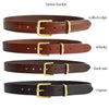 PLUS SIZE Classic Cowhide Belt 1 1/4"  Whisky | Dark Tan | Cognac