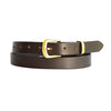 PLUS SIZE Classic Cowhide Belt 1" Whisky | Dark Tan | Cognac