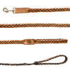 Plaited Dog Lead / Natural