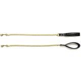 Crocodile Leather Dog Collar + Lead Set
