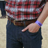 crocodile hornback belt