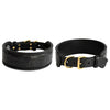 Crocodile Leather Dog Collar + Lead Set
