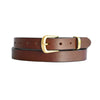 PLUS SIZE Classic Cowhide Belt 1" Whisky | Dark Tan | Cognac