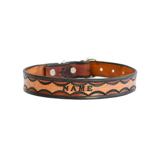 Embossed Dog Collar | Hahndorf Leathersmith