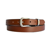 PLUS SIZE Classic Cowhide Belt 1" Whisky | Dark Tan | Cognac