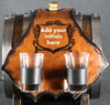 4 glass keg saddle