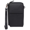 Oil Pull Up Wallet Shoulder Bag Black