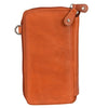 Oil Pull Up Wallet Shoulder Bag Rusty Orange