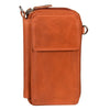 Oil Pull Up Wallet Shoulder Bag Rusty Orange