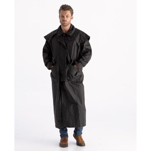 Didgeridoonas The Franklin Full Length Oilskin Coat