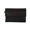 Tri-Fold Soft Cowhide Wallet - Black