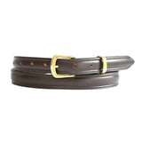 PLUS SIZE Classic Cowhide Belt 1" Whisky | Dark Tan | Cognac