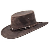 Crocodile and Kangaroo Leather Hat