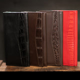 Cow & Crocodile Leather Wallet