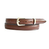 PLUS SIZE Classic Cowhide Belt 1" Whisky | Dark Tan | Cognac