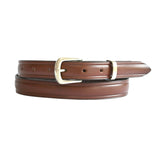 PLUS SIZE Classic Cowhide Belt 1" Whisky | Dark Tan | Cognac