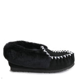 Koalabi Sheepskin Moccasins Black