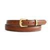PLUS SIZE Classic Cowhide Belt 1" Whisky | Dark Tan | Cognac